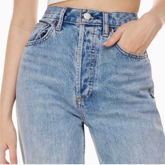 Denim Forum Sz 24 The Joni High Rise Loose Jeans 29L from Aritzia in Size 24 - Picture 5 of 16